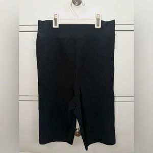 BCBGMAXAZRIA- Black bandage bike shorts (XS)